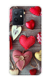 Valentine Hearts IQOO Z6 5G Back Cover