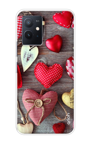 Valentine Hearts IQOO Z6 5G Back Cover