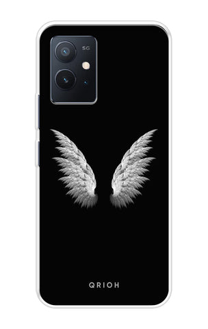 White Angel Wings IQOO Z6 5G Back Cover