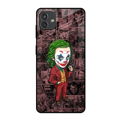 Joker Cartoon Samsung Galaxy M13 5G Glass Back Cover Online