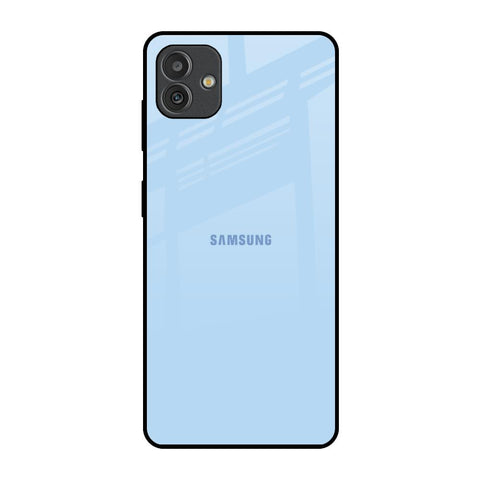 Pastel Sky Blue Samsung Galaxy M13 5G Glass Back Cover Online