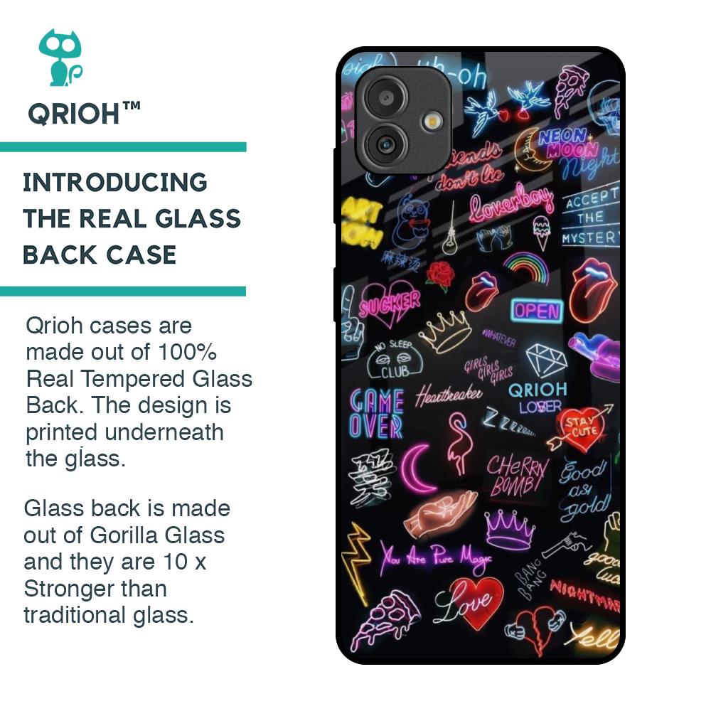 Accept The Mystery Glass Case for Samsung Galaxy M13 5G