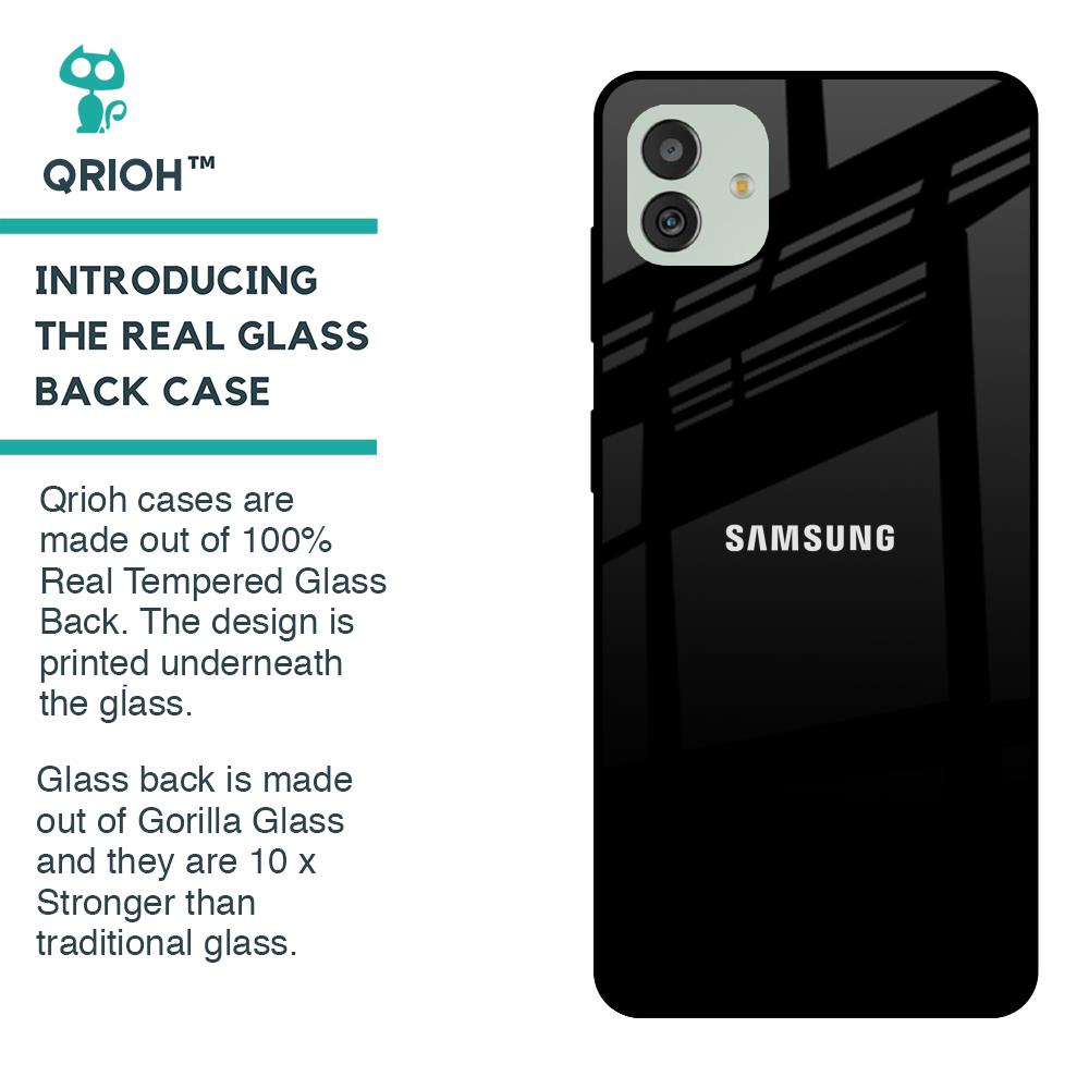 Jet Black Glass Case for Samsung Galaxy M13 5G