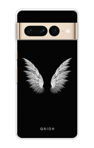 White Angel Wings Google Pixel 7 Pro Back Cover