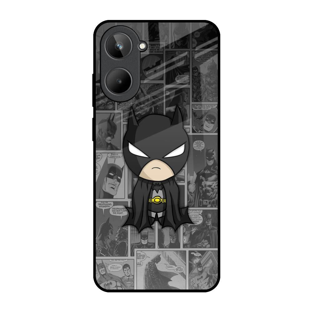 Cartoon Art Realme 10 Glass Back Cover Online