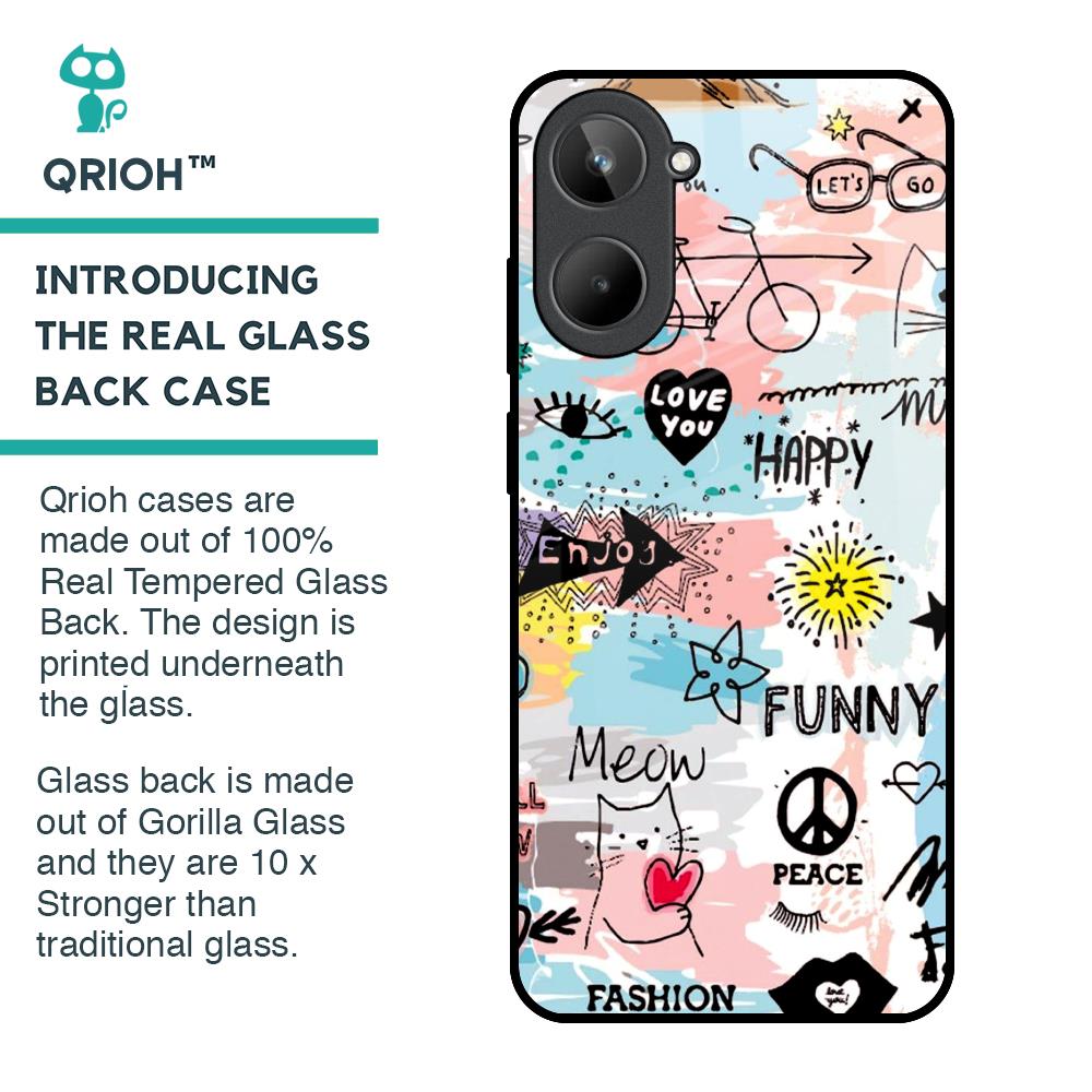 Just For You Glass Case For Realme 10
