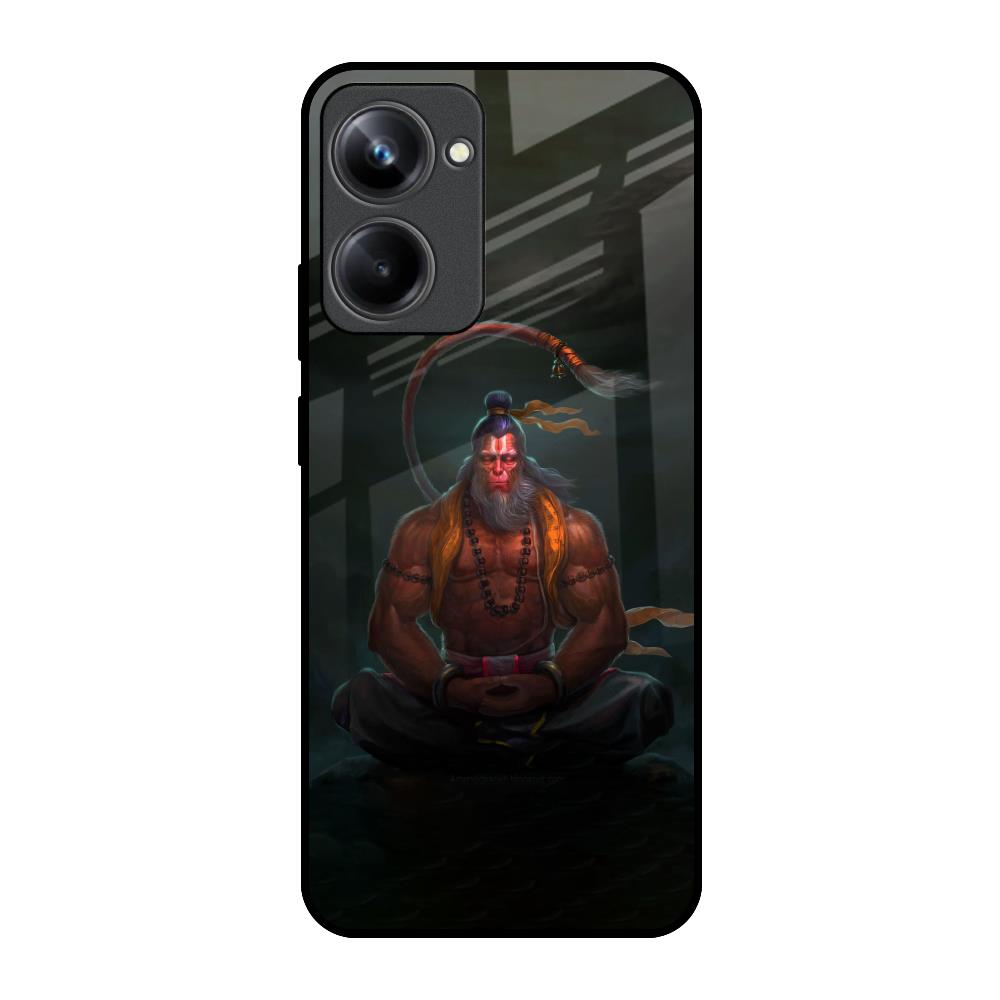 Lord Hanuman Animated Realme 10 Pro 5G Glass Back Cover Online