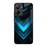Vertical Blue Arrow Realme 10 Pro 5G Glass Back Cover Online