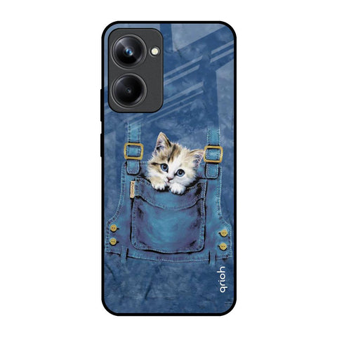 Kitty In Pocket Realme 10 Pro 5G Glass Back Cover Online