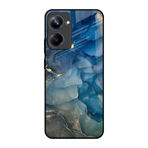 Blue Cool Marble Realme 10 Pro 5G Glass Back Cover Online