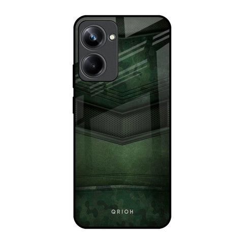 Green Leather Realme 10 Pro 5G Glass Back Cover Online