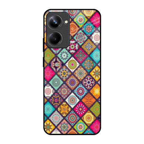 Multicolor Mandala Realme 10 Pro 5G Glass Back Cover Online