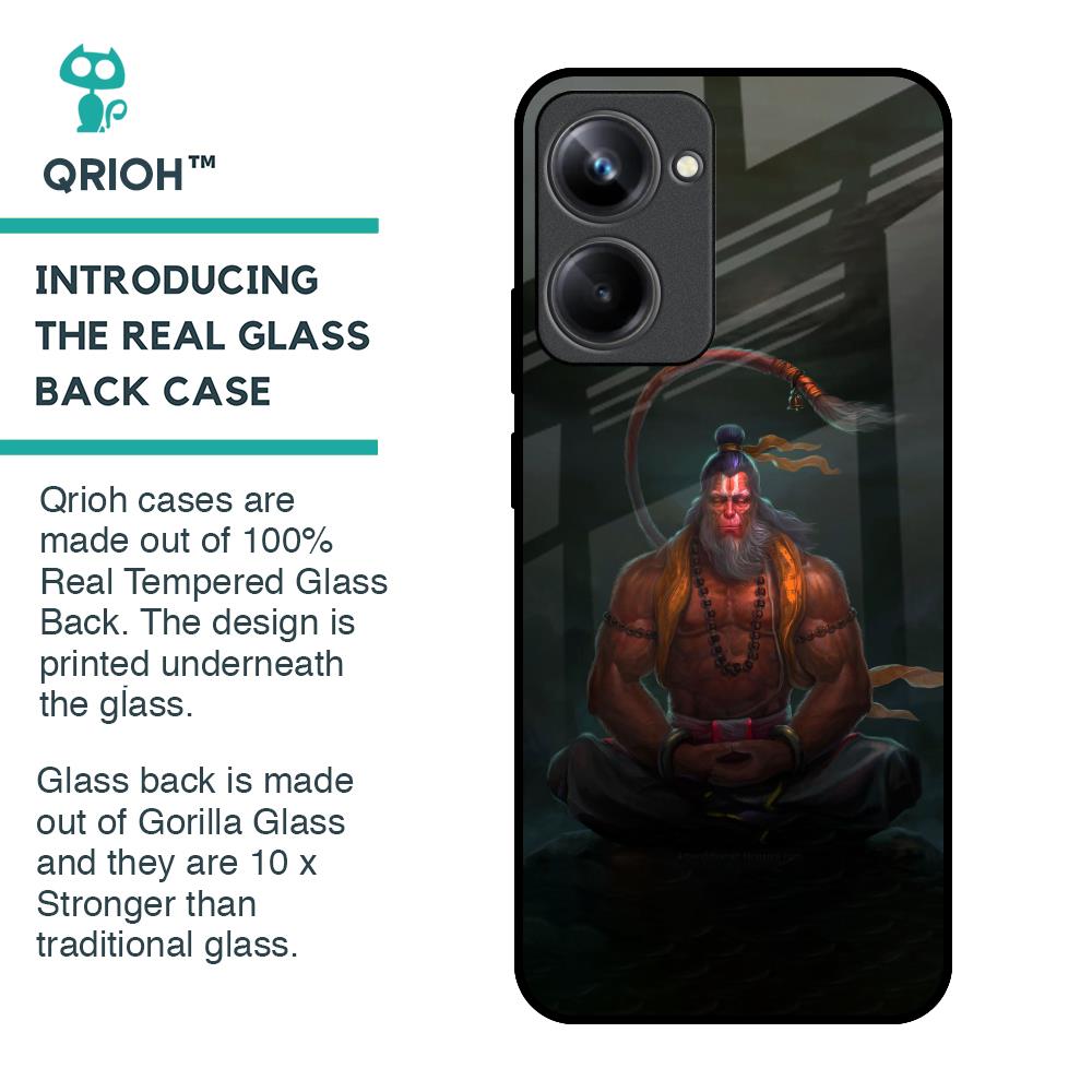 Lord Hanuman Animated Glass Case for Realme 10 Pro 5G