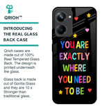 Magical Words Glass Case for Realme 10 Pro 5G