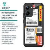 Cool Barcode Label Glass Case For Realme 10 Pro 5G