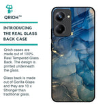 Blue Cool Marble Glass Case for Realme 10 Pro 5G