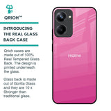 Pink Ribbon Caddy Glass Case for Realme 10 Pro 5G