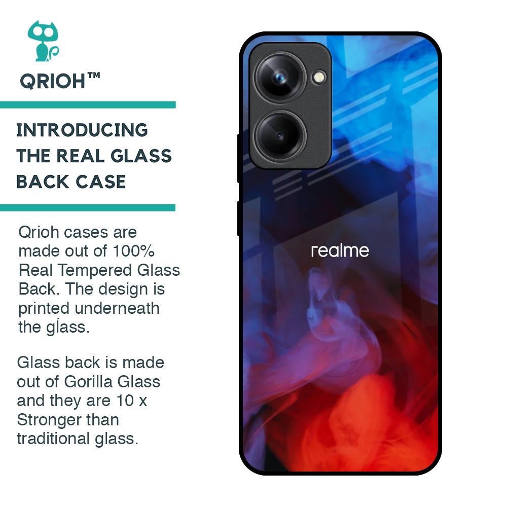 Dim Smoke Glass Case for Realme 10 Pro 5G