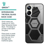 Hexagon Style Glass Case For Realme 10 Pro 5G