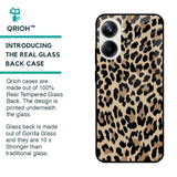 Leopard Seamless Glass Case For Realme 10 Pro 5G