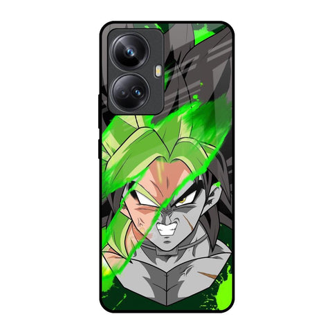 Anime Green Splash Realme 10 Pro Plus 5G Glass Back Cover Online