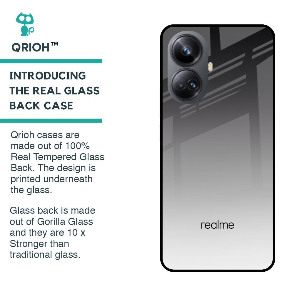 Zebra Gradient Glass Case for Realme 10 Pro Plus 5G