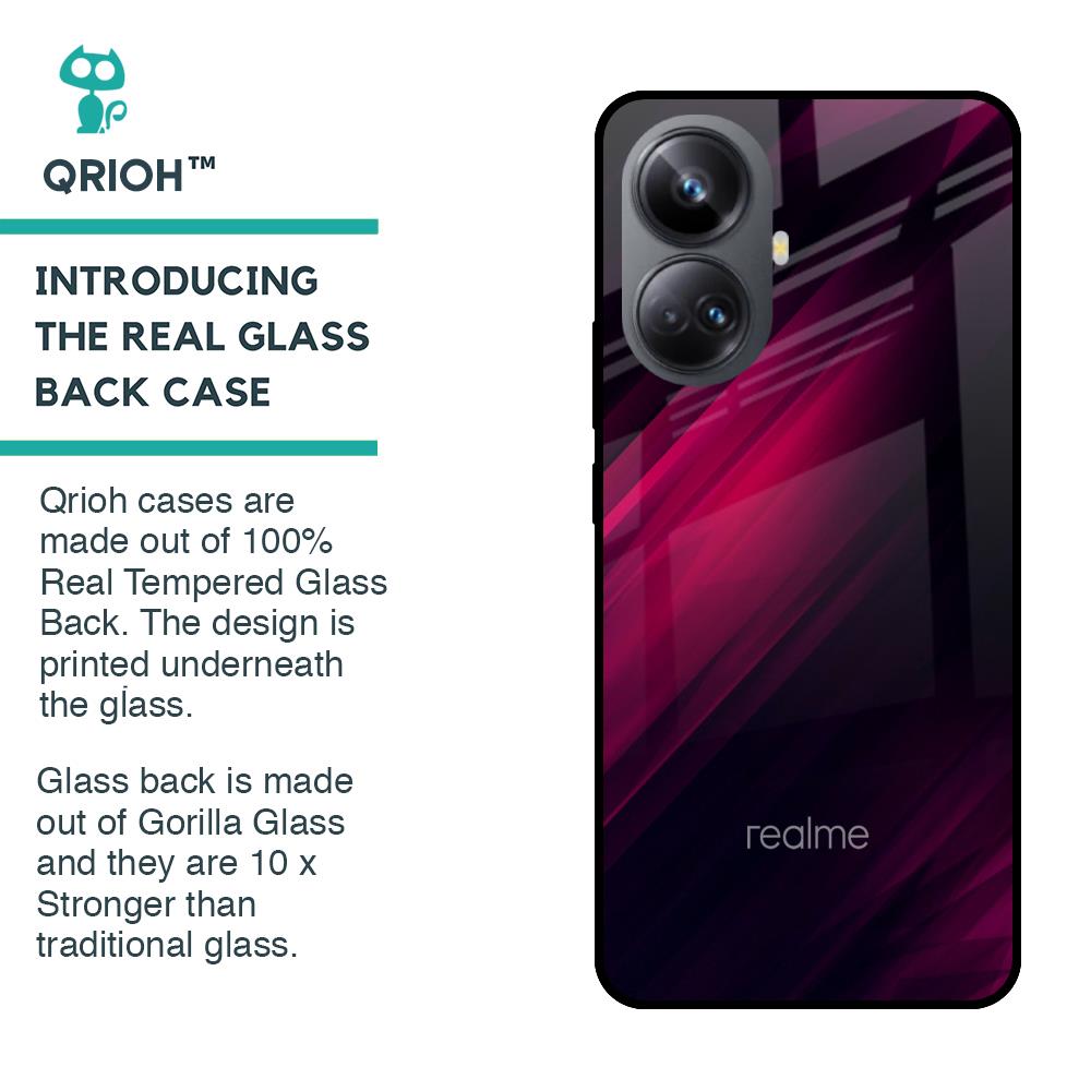 Razor Black Glass Case for Realme 10 Pro Plus 5G