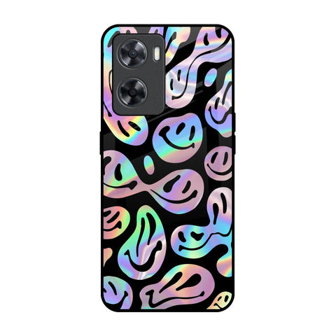 Acid Smile OPPO A77s Glass Back Cover Online