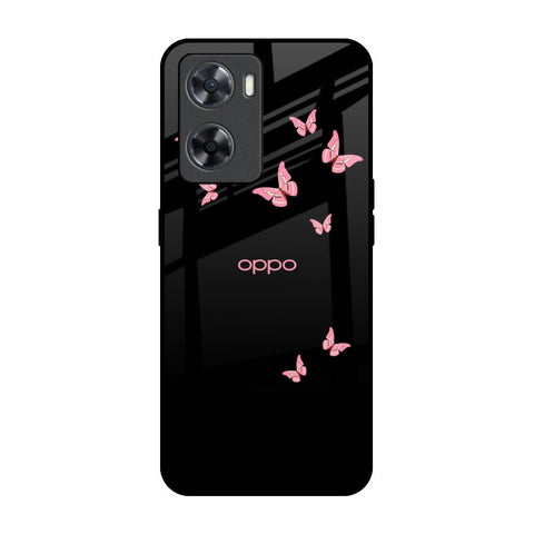 Fly Butterfly OPPO A77s Glass Back Cover Online