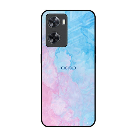 Mixed Watercolor OPPO A77s Glass Back Cover Online