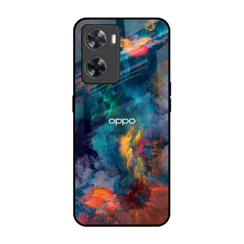 Colored Storm OPPO A77s Glass Back Cover Online