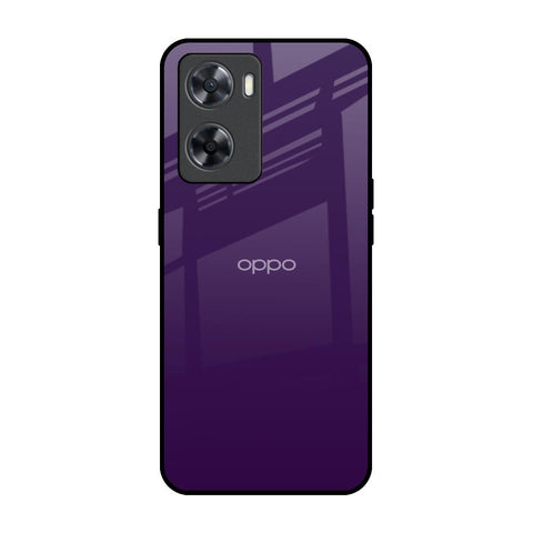 Dark Purple OPPO A77s Glass Back Cover Online