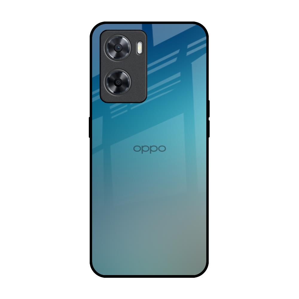 Sea Theme Gradient OPPO A77s Glass Back Cover Online
