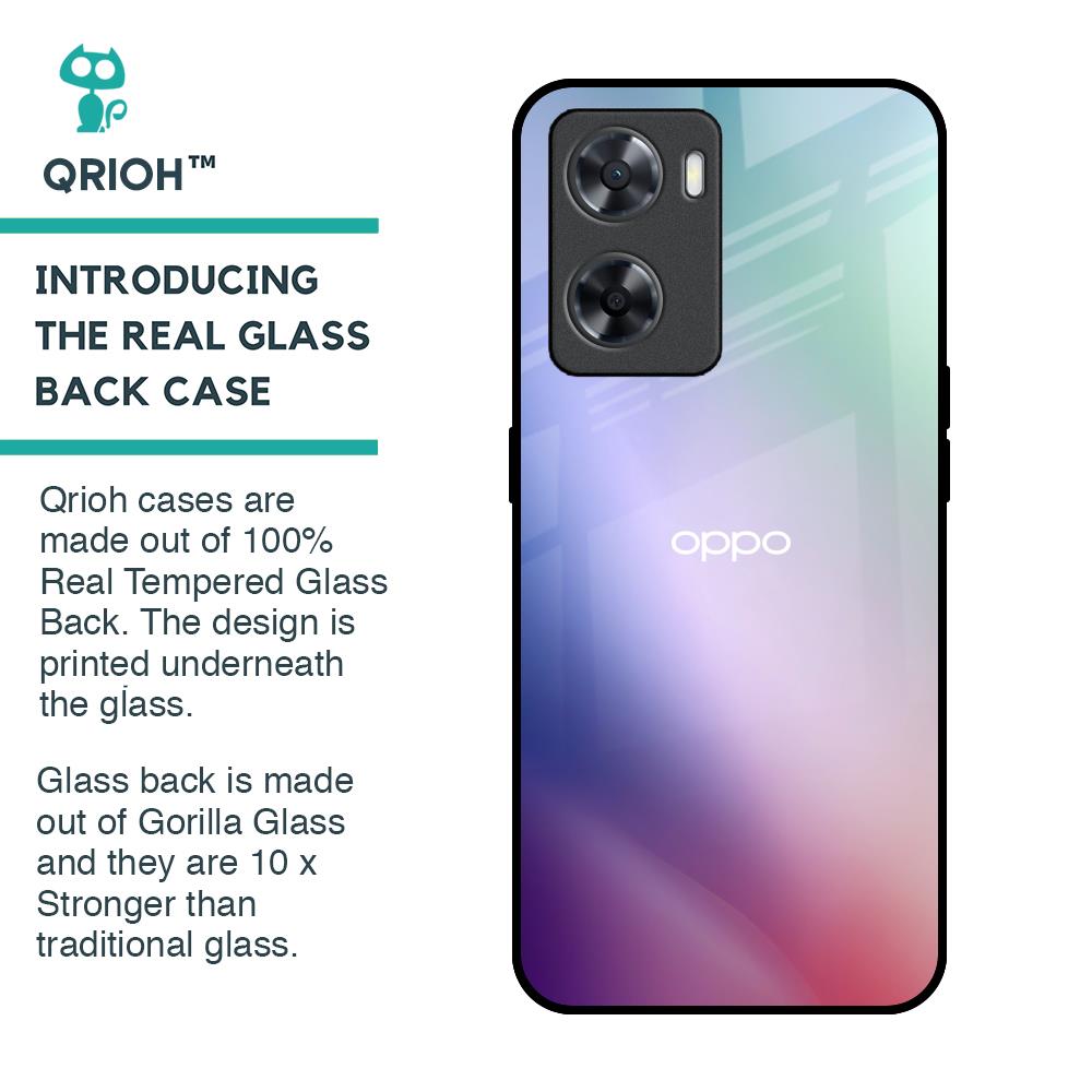 Abstract Holographic Glass Case for OPPO A77s