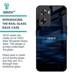 Blue Rough Abstract Glass Case for OPPO A77s