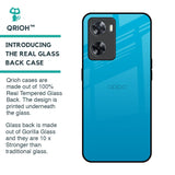 Blue Aqua Glass Case for OPPO A77s