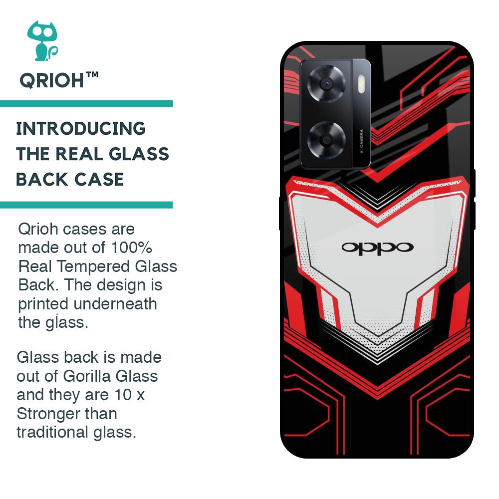 Quantum Suit Glass Case For OPPO A77s