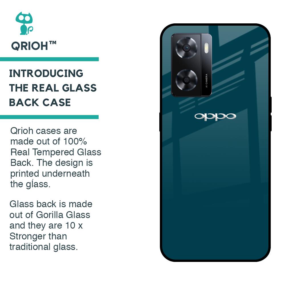 Emerald Glass Case for OPPO A77s