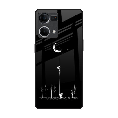 Catch the Moon Oppo F21s Pro Glass Back Cover Online