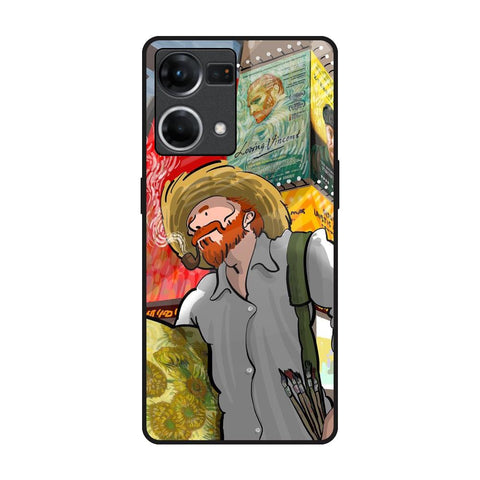 Loving Vincent Oppo F21s Pro Glass Back Cover Online