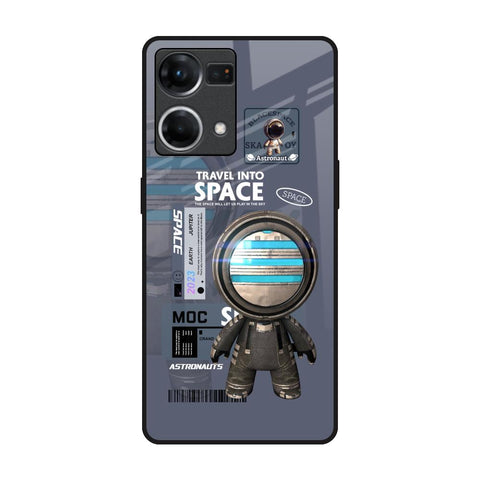 Space Travel Oppo F21s Pro Glass Back Cover Online