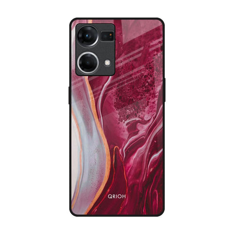 Crimson Ruby Oppo F21s Pro Glass Back Cover Online