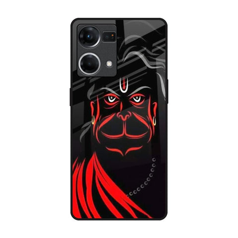 Lord Hanuman Oppo F21s Pro Glass Back Cover Online