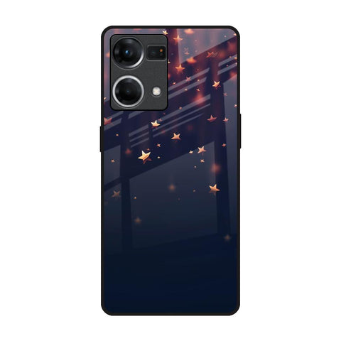 Falling Stars Oppo F21s Pro Glass Back Cover Online