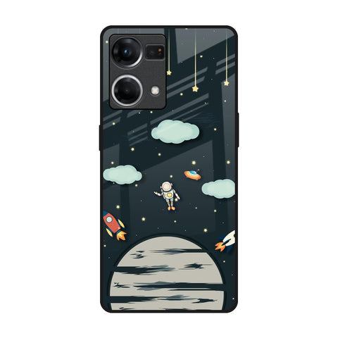 Astronaut Dream Oppo F21s Pro Glass Back Cover Online