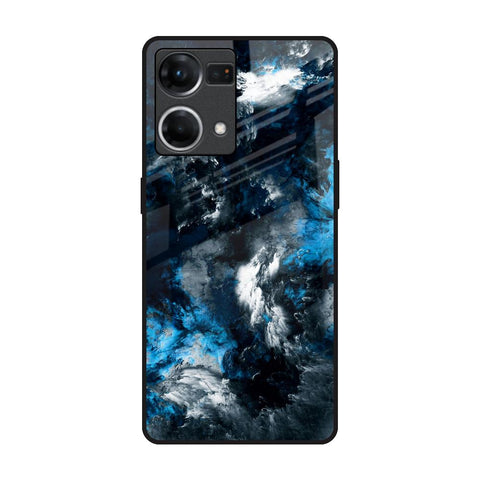 Cloudy Dust Oppo F21s Pro Glass Back Cover Online