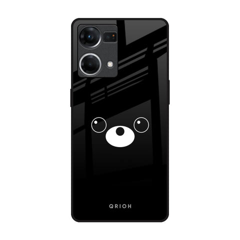 Cute Bear Oppo F21s Pro Glass Back Cover Online