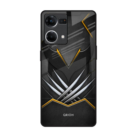 Black Warrior Oppo F21s Pro Glass Back Cover Online