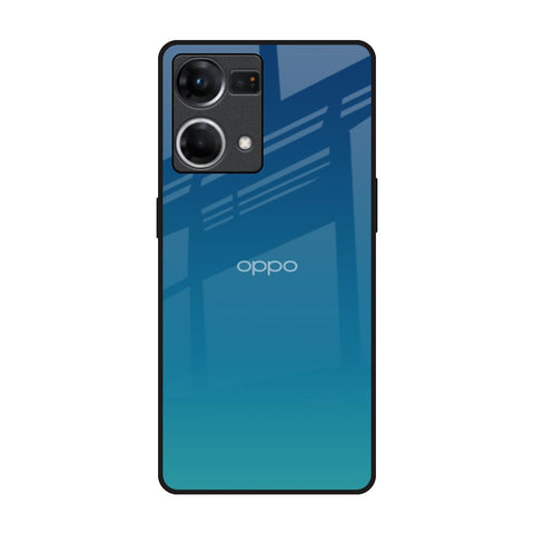 Celestial Blue Oppo F21s Pro Glass Back Cover Online