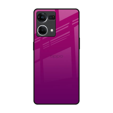 Magenta Gradient Oppo F21s Pro Glass Back Cover Online